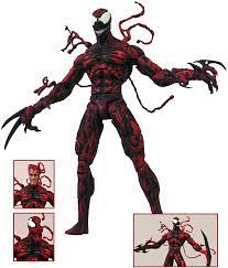Marvel select disney store exclusive carnage & venom review and unboxing! Amazon Com Diamond Select Toys Marvel Select Carnage Action Figure Discontinued By Manufacturer Toys Games