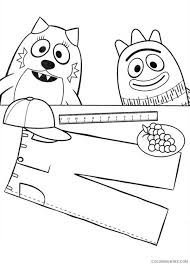 Get hold of these colouring sheets that are full of yo gabba gabba pictures and involve your kid in painting them. Yo Gabba Gabba Coloring Pages Tv Film Brobee And Toodee Printable 2020 11861 Coloring4free Coloring4free Com
