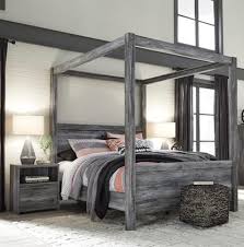 Baystorm Collection B221qscbbedroomset 2 Piece Bedroom Set With Queen Size Canopy Bed And Bedroom Set Queen Size Canopy Bed King Size Canopy Bed