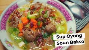 Sop oyong soun by @susan_mellyani bahan: Sup Oyong Soun Bakso Mantab Seger Pas Untuk Musim Hujan Youtube