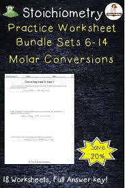 Molar Conversions Worksheets Bundle In 2020 Science Lessons High School High School Science Class High School Science