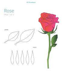 Rose P1 La Jpg 630 756 3d Pen Art Pen Pattern 3d Pen