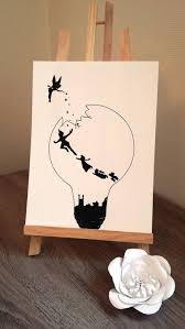 Affiche Illustration Noir Et Blanc Ampoule Peter Pan Et Plakat Illustration Schwarzweiss Bir In 2020 Art Drawings Sketches Simple Cool Art Drawings Art Drawings Simple