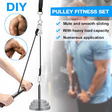 A seated row, a tricep exercise, and a band slam). Buy Fitness Diy Pulley Cable Machine Attachment System Lifting Arm Hand Strength Training Leg Tendon At Affordable Prices Free Shipping Real Reviews With Photos Joom