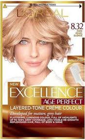 L Oreal Paris Excellence Age Perfect Creme Colour 8 32 Pure Pearl Blonde What You Get 1 X Dye Kit For Women Of The Pe Perfect Hair Color Loreal Rose Blonde