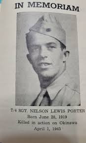 Nelson Lewis Porter (1919-1945): homenaje de Find a Grave