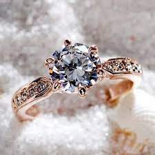 Jewelry High Quality Cz Lover Wedding Rings A102 In 2020 Princess Diamond Ring Wedding Rings For Women Luxury Engagement Rings