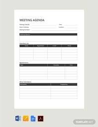 Free Sample Meeting Agenda Template Pdf Word Doc Apple Mac Pages Google Docs In 2020 Meeting Agenda Template Meeting Agenda Agenda Template