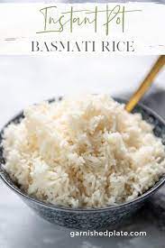Instant Pot Basmati Rice Cooking Basmati Rice Basmati Rice Recipes Easy Basmati Rice