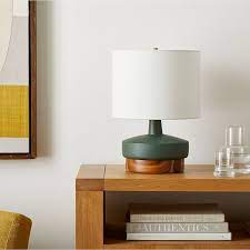 Buy products such as mainstays 17 reactive glaze ivory textured ceramic table lamp with led included at walmart and save. Wood Ceramic Table Lamp Small