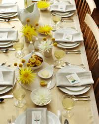 Yellow and blue thanksgiving table setting. 17 Thanksgiving Table Settings Sure To Wow Your Guests Martha Stewart