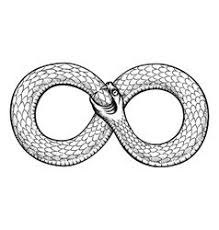Just draw the infinity symbol on a paper and write one option in one loop and other option in the the power of the infinity symbol can also be used to restore the connection between people in a. Ouroboros Vector Images Over 10 Vectorstock Snake Symbolism Ouroboros Ouroboros Tattoo