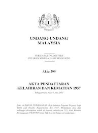 Akta syiling (import dan eksport) 1957. Akta Pendaftaran Kelahiran Dan Kematian 1957 Agc Gov My 299 Undang Undang Malaysia Versi Atas Pdf Document