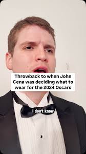 Oscar’s will not be the same without cena … #oscars #oscars2025 #johncena  #comedyskit #sketchcomedy