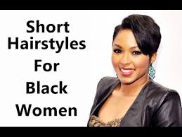 For head turning african american hairstyles, try pairing a strong, full bang with super straight locks. Short Hairstyles For Black African American Women Youtube