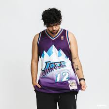 Utah jazz jerseys & gear(11). Jersey Mitchell Ness Swingman Jersey Utah Jazz John Stockton 12 Purple Queens
