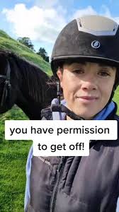 permission to get off #horse #Horsemanship #horsetraining #horseproblems