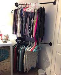 29 Things That Ll Keep Your Home Organized Even If You Re Really Messy Closet Clothes Storage No Closet Solutions Corner Closet