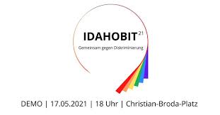 International day against homophobia, transphobia and biphobia. Idahobit 2021 Gemeinsam Gegen Diskriminierung