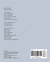 Maybe you would like to learn more about one of these? Masih Ingatkah Kau Jalan Pulang Hc Book By Sapardi Djoko Damono Rintik Sedu Gramedia Digital