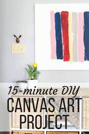 A Simple And Quick Diy Canvas Art Project This Brush Stroke Art Is So Simple To Make Anyone Can Comp Canvas Art Projects Diy Canvas Wall Art Diy Art Projects