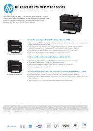 If this machine will scan i don't have to by a new printer. Hp Laserjet Pro Mfp M127 Series Manualzz