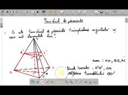 Trunchiul de piramidă triunghiulară regulată. Trunchi De Piramida Clasa A Viii Www Supermeditatii Ro Youtube