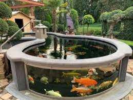 Above Ground Koi Pond 15 Mesmerizing Ideas To Decorate Your Exterior Recipegood Koi Pond Backyard Outdoor Ponds Fish Ponds Backyard