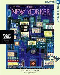 Check spelling or type a new query. New York Puzzle Company The New Yorker 1000 Piece Jigsaw Puzzle City Advent Calendar Art Source International