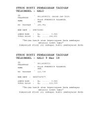 Check spelling or type a new query. Struk Bukti Pembayaran Tagihan Telkomsel