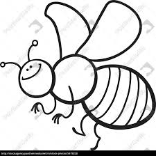 Cartoon Biene Malvorlagen Lizenzfreies Foto 5478228 Bildagentur Panthermedia