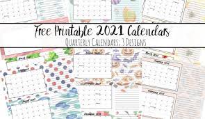 You will get to understand the relevance of a calendar in your everyday life when you review the following short article.the very first factor why calendars are crucial is to organize your days, periods, months, and also years. Free Printable 2021 Quarterly Calendars With Holidays 3 Designs