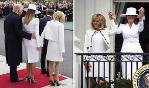 Roughly the same as the age gap between donald and melania trump. Melania Trump News Brigitte Macron Says First Lady Is Trapped In White House World News Express Co Uk