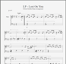 Lp Lost On You Piano Sheet Music When you get older, plainer, saner is that lost on you? lp lost on you piano sheet music