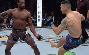 Strickland came out strong and was tagging him. Video Chris Weidman Snaps His Leg With Uriah Hall Leg Kick