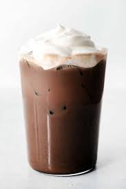 Mix the half and half with the cocoa powder and the espresso. Starbucks Iced Mocha Copycat Coffee At Three