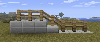 Allow Slanted Fences For Stair Railings Minecraftsuggestions