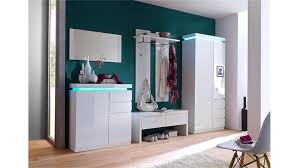 Kaufen sie hier ihr garderoben set modern online versandkostenfrei & zum günstigen preis in großer auswahl auf rechnung. Garderobenset Ocean Weiss Hochglanz Inkl Rgb Beleuchtung