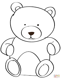 Teddy Bear Coloring Page Free Printable Coloring Pages In 2020 Bear Coloring Pages Teddy Bear Coloring Pages Polar Bear Coloring Page