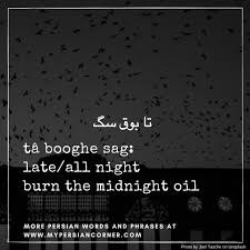 Persian Expressions Related To Day And Night My Persian Corner Learn Persian Learn Farsi Increase Knowledge