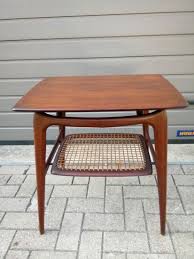 Sleek and stylishly simple, this square coffee table is a tasteful way to update a living room. Lot Art Louis Van Teeffelen Webe Coffee Table Side Table 1 Ella