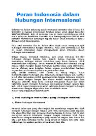 The best deals for 2021. Peran Indonesia Dalam Hubungan Internasional Z0x2pdgyodqn