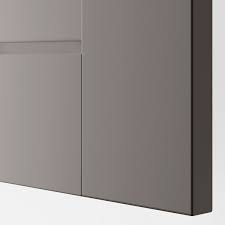 You can even add and remove parts such as shelves and drawers at a later date if you wish. Grimo Door With Hinges Grey Ikea