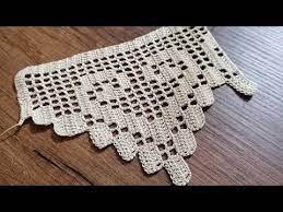 Tig Isi Orgu Pike Kenari Dantel Modeli Yapimi Part 2 Crochet Youtube 2020 Tig Isleri Tig Desenleri Dantel