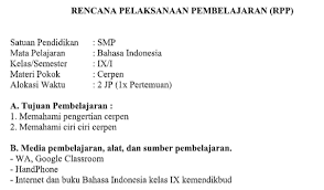 We did not find results for: Rpp Daring Bahasa Indonesia Kelas 9 Semester Ganjil Kurikulum 2013 Tahun Pelajaran 2020 2021 Didno76 Com