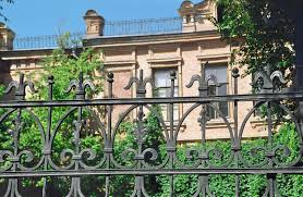 This metal gate is a. 32 Elegant Wrought Iron Fence Ideas And Designs Home Stratosphere