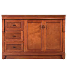 Home Decorators Collection Naples 48 In W Bath Vanity Cabinet Only In Warm Cinnamon With Left Hand Drawers Naca4821dl The Home Depot Vanity Cabinet Home Decorators Collection Vanity