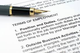terms of employment 