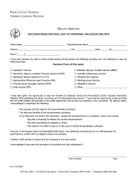 I have a christian worldview. Printable Immunization Exemption Form Tennessee Fill Out And Sign Printable Pdf Template Signnow