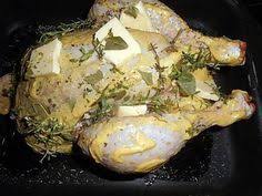 Poulet Roti A La Moutarde Et Ses Legumes Recette Recette Poulet Roti Poulet Roti Poulet